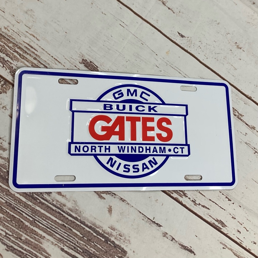 Gates Dealership Vault Plate Buick GMC Nissan North Windham CT Booster Plate